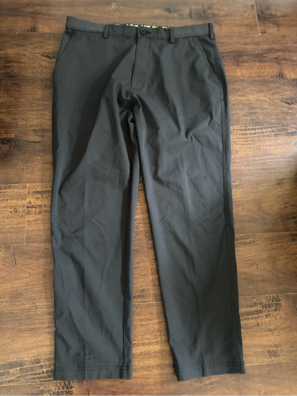 Active USA Black Men's Dress Pants - Stretch Performance